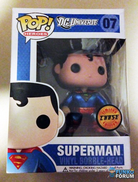 superman chase funko pop 10 inch